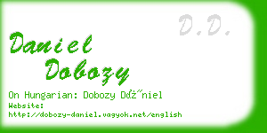 daniel dobozy business card